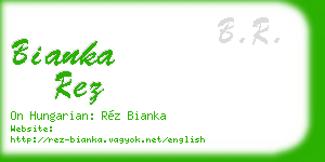 bianka rez business card